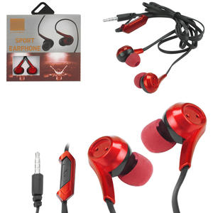 Fone De Ouvido Com Microfone Vermelho HS 53 HS 53 GENERICO