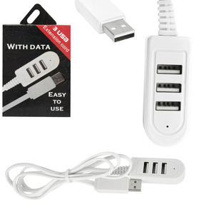 Hub USB 2.0 3 Portas 1.20 Metros 3 USB GENERICO