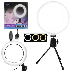 Iluminador De Led Hing Light 6 Polegadas 3 Tolidades EXBOM ILUM-R06W5 ILUM-R06W5 EXBOM