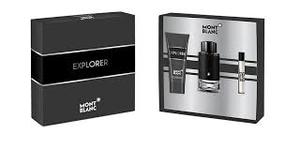 KIT MONT BLANC EXPLORER EAU DE PARFUM+VAPORIZADOR+LOÇÃO BARBEAR 100ML MONT BLANC BELLA FAMME