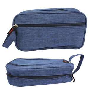 Necessaire Masculina Estojo De Viagem Organizador Retangular Azul HN81433 GENERICO