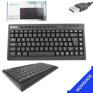 Mini Teclado Muiltmidia Preto SHINKA SH-T02 SH-T02 SHINKA