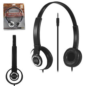 Headphone Estéreo 50 mW Preto MB53072 MBTECH MB53072 MB TECH