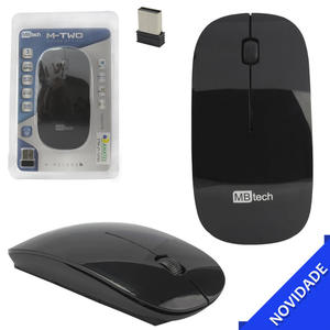 Mouse Óptico Sem Fio 3 Botões 3200 Dpis Cores Sortidas Anatel MB54118 MB TECH