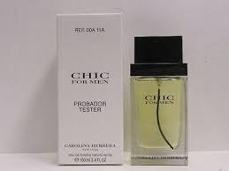 TESTER CHIC FOR MEN CAROLINA HERRERA 100ML CAROLINA HERRERA BELLA FAMME