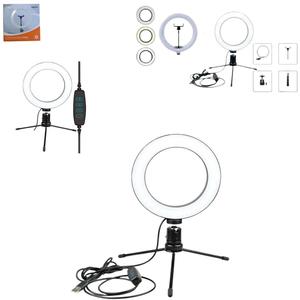 Kit De Led Ring Light 10 Polegadas 3 Tonalidades + suporte para smartphone OR-PL10 + OR-PL21SC GENERICO