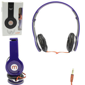 Headphone Super Bass Plug P2 Roxo ALTOMEX A-567 A-567 ALTOMEX