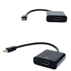 Conversor Mini Displayport Para Hdmi Fêmea Preto 22 Centímetros DISPLAYPORT GENERICO