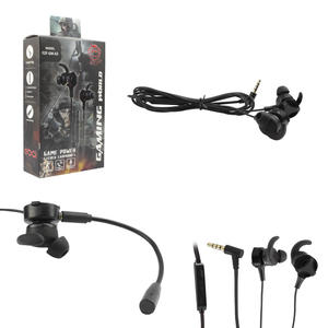 Fone De Ouvido Com Intra-Auriculares Gamer Preto EBAI FZF-GM-A3 FZF-GM-A3 EBAI