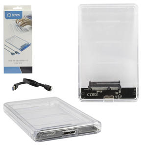 Case De Gaveta USB 3.0 HD 2.5 Sata Externo Transparente LOTUS LT-P5628 LT-P5628 LOTUS