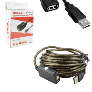 Cabo Extensor USB 2.0 Macho para Femea 5 Metros XTRAD XT-2070 XT-2070 XTRAD