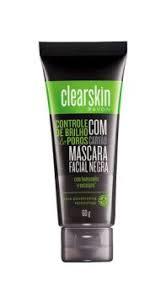 CLEAR SKIN AVON MASCARA FACIAL PRETA COM CARVÃO 60G 93198 AVON