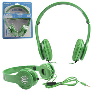 Headphone Estéreo Plug P2 Verde LEHMOX LEF-1026 LEF-1026 LEHMOX