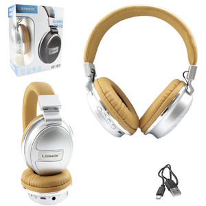 HeadPhone Wireless Estéreo Dourado LEHMOX LEF-1019 LEF-1019 LEHMOX