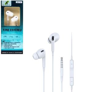 Fone De Ouvido Extra Bass Com Microfone Intra-Auriculares XC-F-14 X-CELL