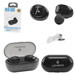 Fone de Ouvido Xtouch Earpods Bluetooth Preto Com Anatel LEHMOX LE-290 LE-290 LEHMOX