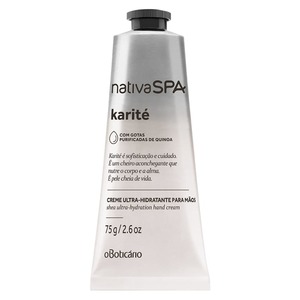 NATIVA SPA KARITÉ COM GOTAS DE QUINOA CREME ULTRA HIDRATANTE PARA AS MÃOS 743254 O BOTICARIO