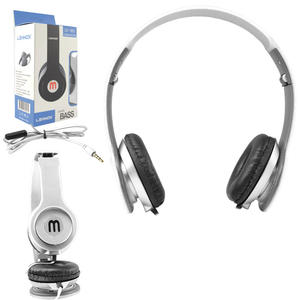 Headphone Estéreo Com Microfone Entrada P2 Branco LEHMOX LEF-1002 LEF-1002 LEHMOX