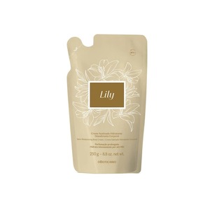 REFIL LILY CREME ACETINADO HIDRATANTE DESODORANTE 250G CORPORAL 48062 O BOTICARIO