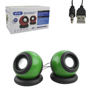 Mini Alto Falante Para PC Verde 5W KP-601 KNUP KP-601 KNUP