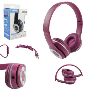 Headphone Estéreo Plug P2 Com Microfone Rosa LEF-1012 LEHMOX LEF-1012 LEHMOX