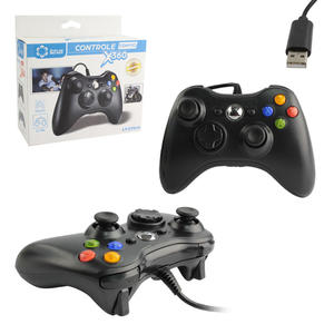 Controle Para Xbox 360 Com Fio Joystick Preto 360 LT-CT015 LOTUS