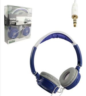 Headphone Estéreo Plug P2 Cabo 1.6M Azul MB3070 MB TECH MB3070 MB TECH