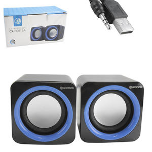 Caixa De Som Para Computador e Notebook 4W USB AZUL CX-PC018A HOOPSON CX-PC018A HOOPSON