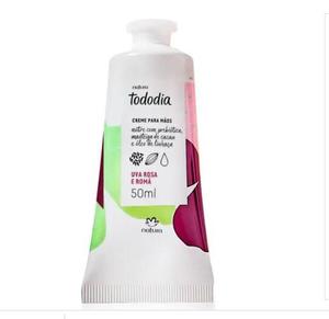 TODODIA HIDRATANTE CREME PARA AS MÃOS 50ML UVA ROSA 899275 NATURA