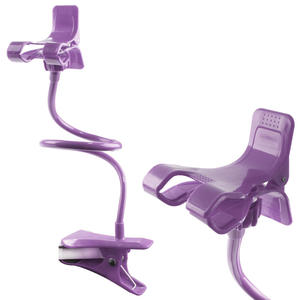 Suporte Universal Celular Articulado Ganso Mesa Cama Roxo GENÉRICO GENÉRICO GENERICO