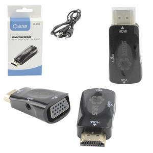 Adaptador HDMI Para VGA 1080P Com Entrada P2 LT-2599 LOTUS LT-2599 LOTUS