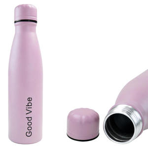 Garrafa De Aluminio Rosa 600ML REF: HG62356 GOOD VIBE HG62356 GOOD VIBE