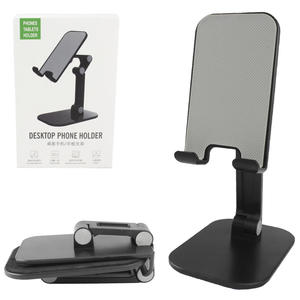 Suporte Para Celular De Mesa Portátil Dobrável Preto SUPORTE GENERICO