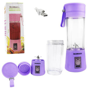 Mini Liquidificador Portatil Recarregavel Roxo Leve 380ML BOMSELL BOMSELL BOMSELL