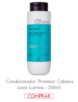 NATURA LUMINA CONDICIONADOR CABELOS LISOS 300ML 652493 NATURA