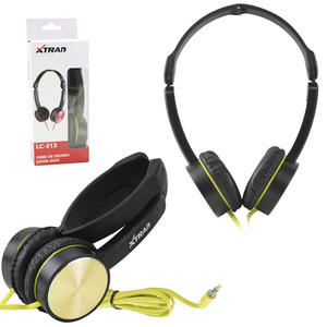 Headphone Super Bass Dourado LC-313 XTRAD LC-313 XTRAD