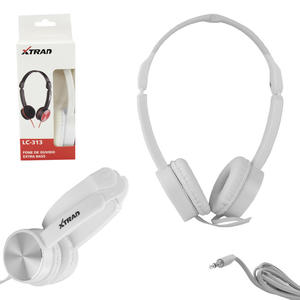 Headphone Super Bass Branco LC-313 XTRAD LC-313 XTRAD