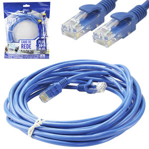 Cabo De Rede Patch Cord Rj-45 Cat5 5 Metros Azul MB TECH GB51036 GB51036 MB TECH