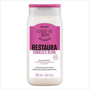 CUIDE-SE BEM RESTAURA CABELO E ALMA SHAMPOO 250ML 739189 O BOTICARIO