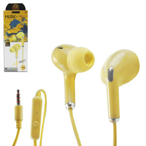 Fone De Ouvido Com Microfone Extra Amarelo U28 U28 GENERICO