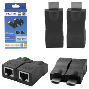 Extensor HDMI Para Saida RJ45 Cat 5 E Cat 6 Até 30 Metros Ultra HD 4K GENÉRICO GENERICO