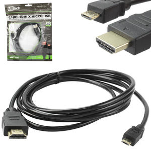 Cabo HDMI Para V8 Conexao Rapida 2 Metros MB TECH MB71087 MB71087 MB TECH