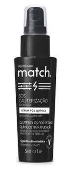 MATCH SOS CAUTERIZAÇÃO SERUM PÓS QUIMICA 50ML 010783 O BOTICARIO