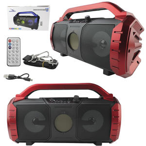 Caixa De Som Bluetooth ANATEL 20w Vermelho GRASEP D-S299 D-S29 GRASEP