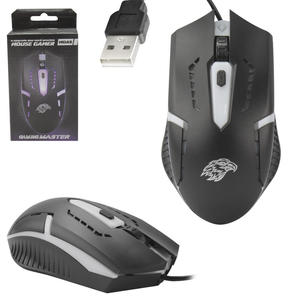 Mouse Gamer 1600 dpi Led 4 Botões Preto MOA8 KMEX MOA8 KMEX