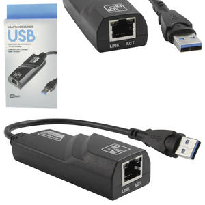 Adaptador USB 3.0 Para Rj45 10/100/1000 Mbps Preto GB54239 MB TECH