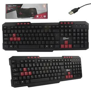 Teclado Multimídia Com Teclas Gamer USB Shortcut k5 MB54155 MB TECH MB54155 MB TECH