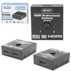 Hub Hdmi 1X2 PORTAS 4K 3D Hdmi 1.3 e 1.4 KP-3474 KNUP