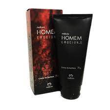 CREME DE BARBEAR NATURA HOMEM EMOCION.E 75ML 829616 NATURA