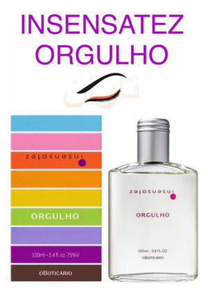 INSENSATEZ ORGULHO COLONIA 100ML 845521 O BOTICARIO